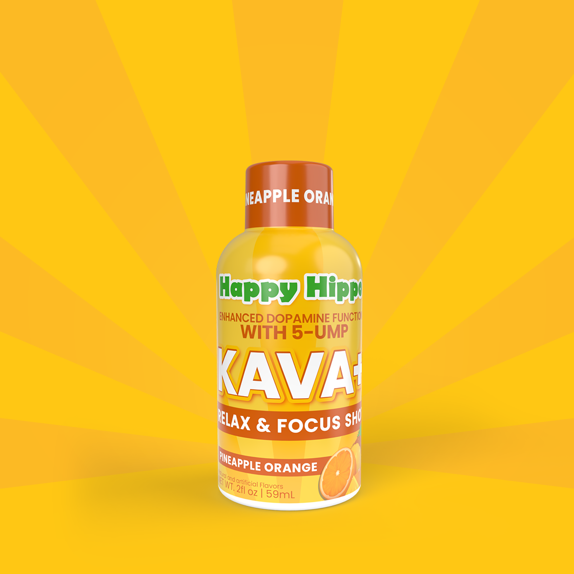 NEW Kava+ Shot with 5-UMP by Happy Hippo