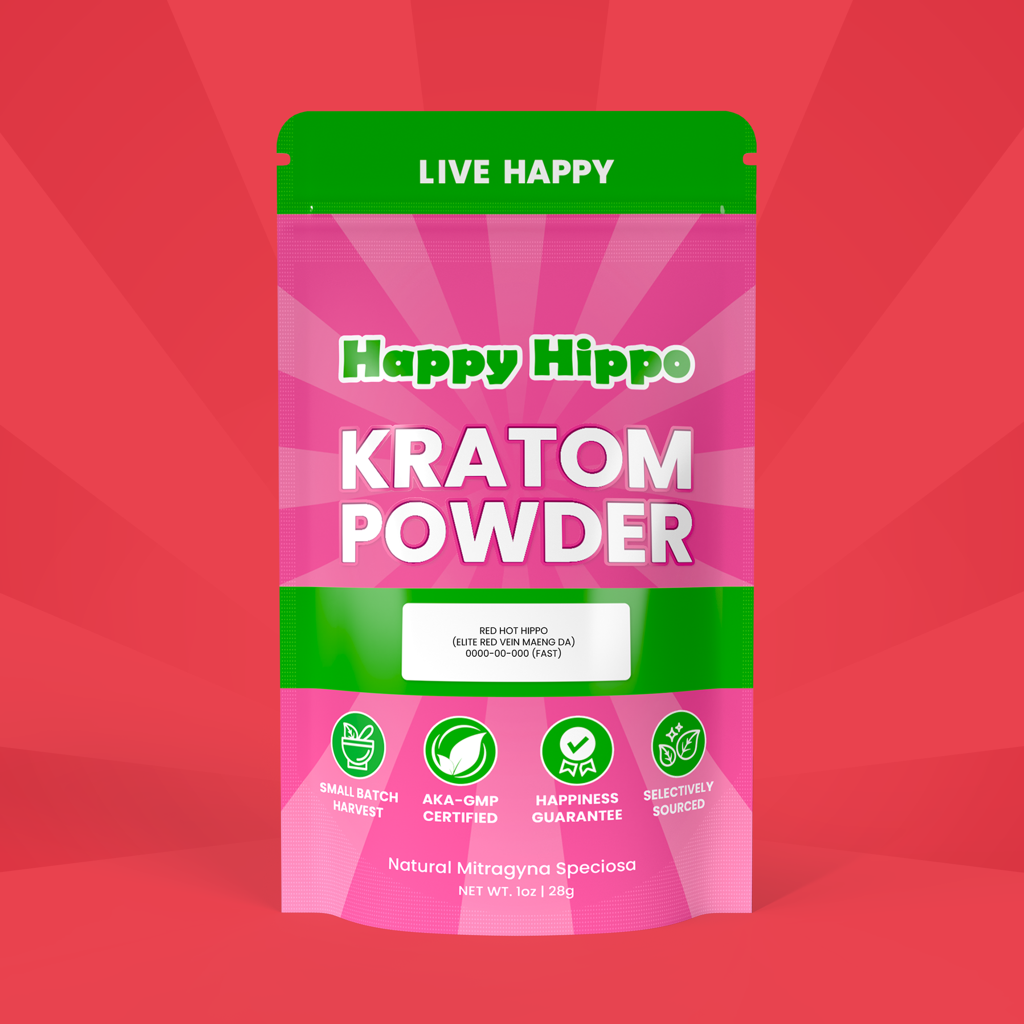 Red Hot Hippo by Happy Hippo